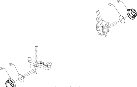 Hubcap Diagram and Parts List for XT2-GX54DKH (14AQA6TMA10)(2022) Cub Cadet Lawn Tractor